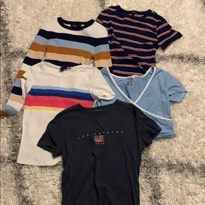 Brandy Melville/PacSun/Forever 21 tops. 5 for 20!